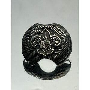Vintage Boy Scout Eagle Bolo Tie Slide Clip Neckerchief Boy‎ Scouts of America